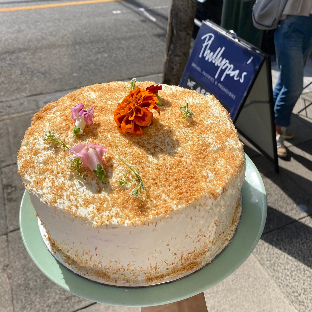 Toasted Coconut Layered Cake (from Armadale only)