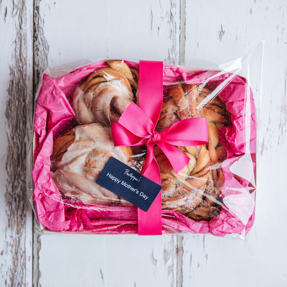 Mother's Day Swedish Buns - Box of 4 (C&C from Armadale or Brighton only)