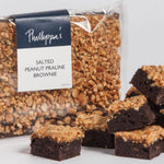 Salted Peanut Praline Brownie - Phillippas Bakery